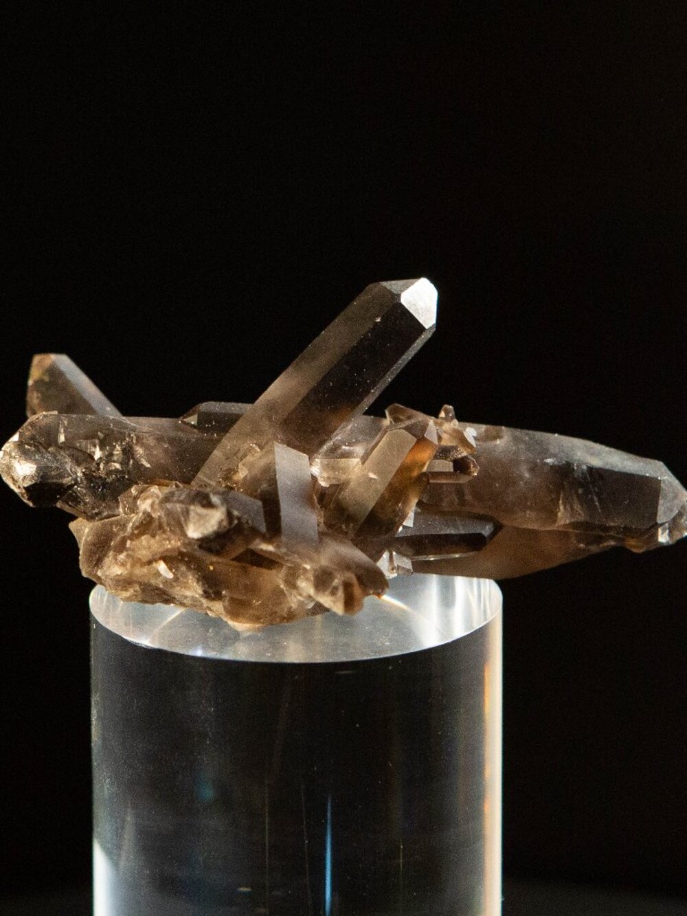 ✨ Raw Smoky Quartz Crystal Cluster 68g Double Terminated Specimen